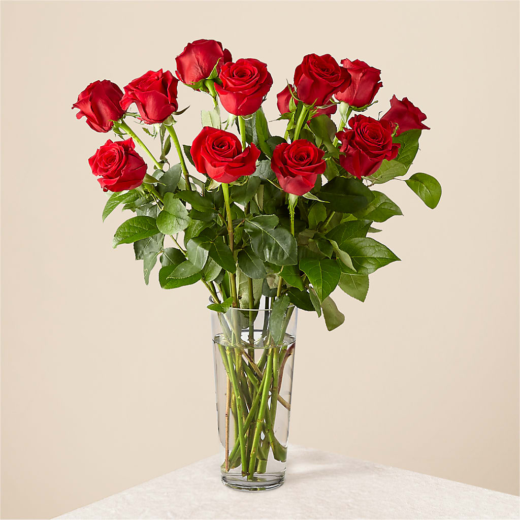 Long Stem Red Rose Bouquet – Flowers By Willie, Marshall TX