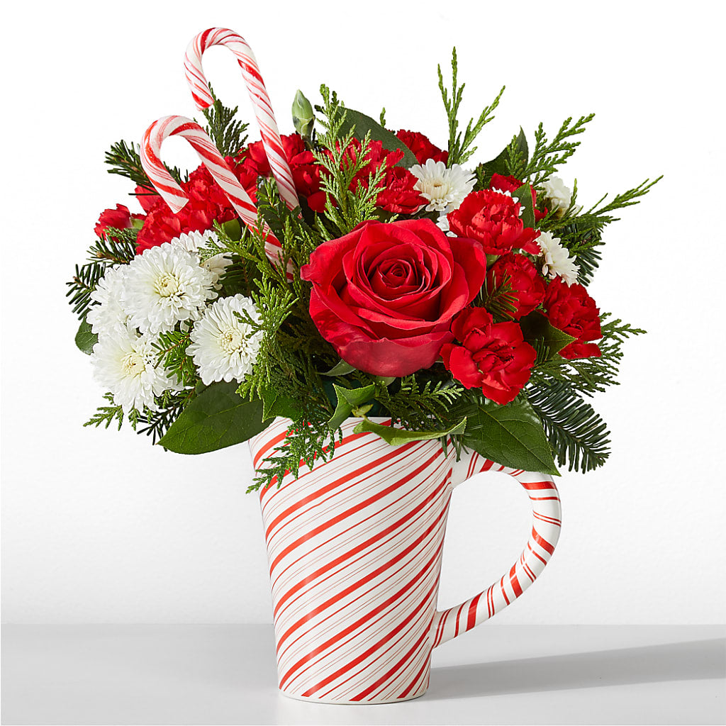 Peppermint Swirl Mug – Flowers By Willie, Marshall TX
