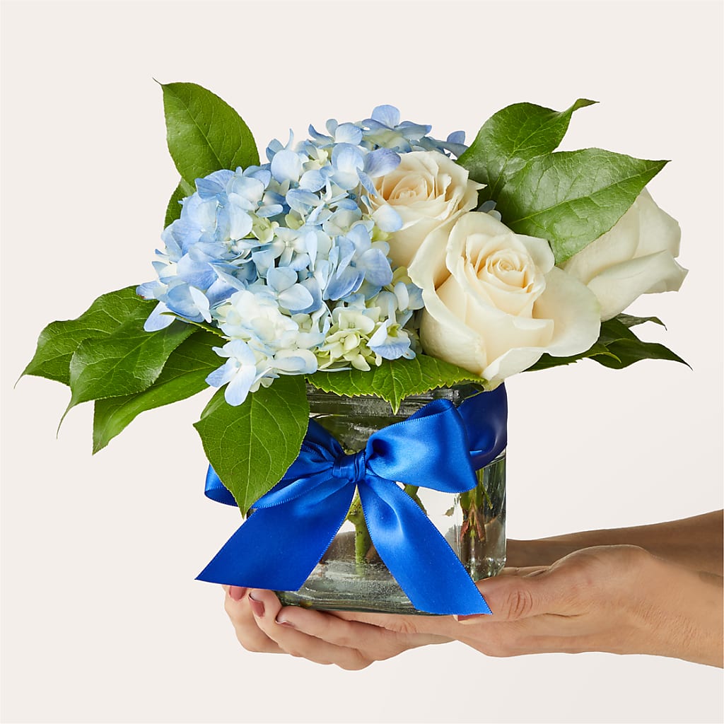 Sky Blue Delight Bouquet – Flowers By Willie, Marshall TX