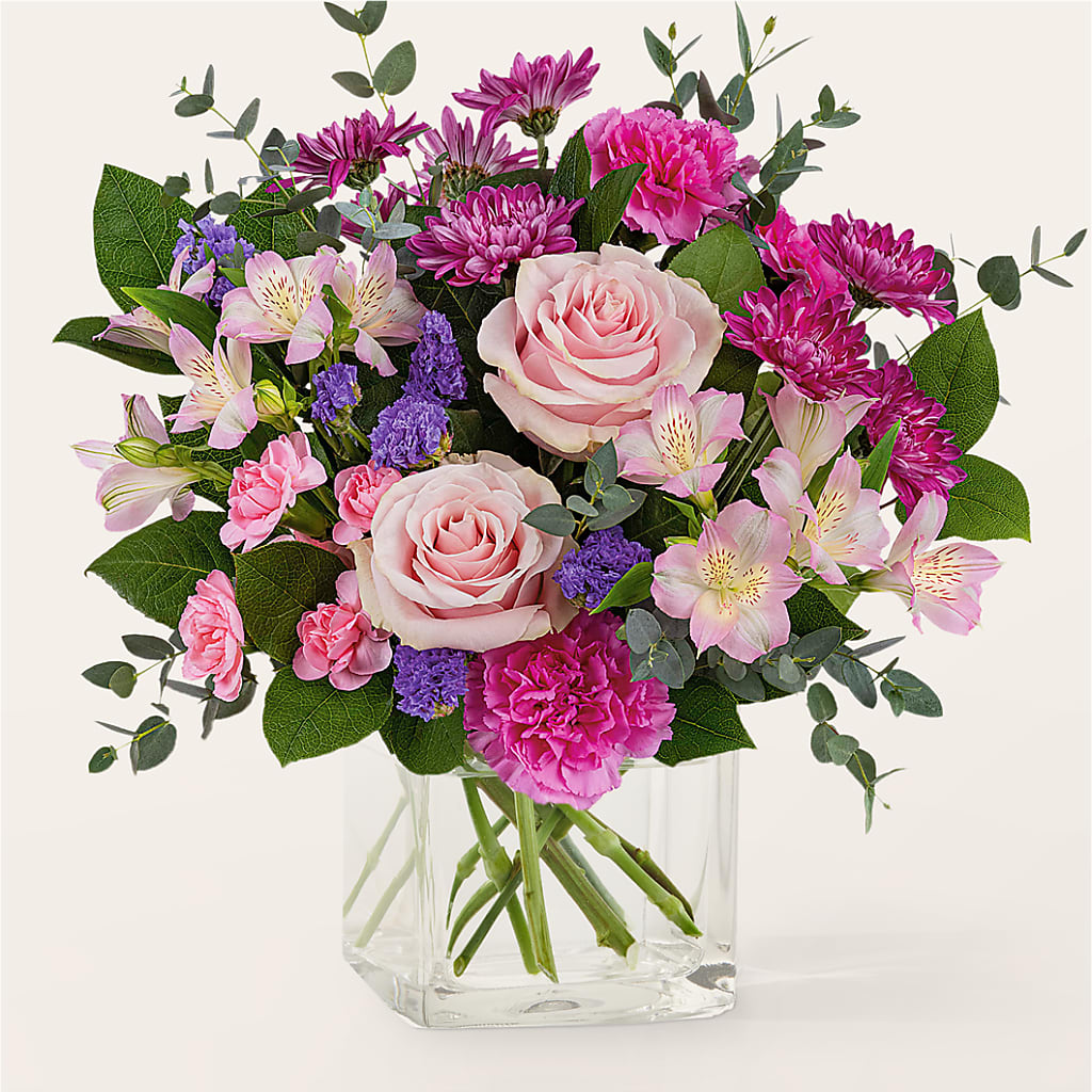 Rosy Radiance Bouquet – Flowers By Willie, Marshall TX