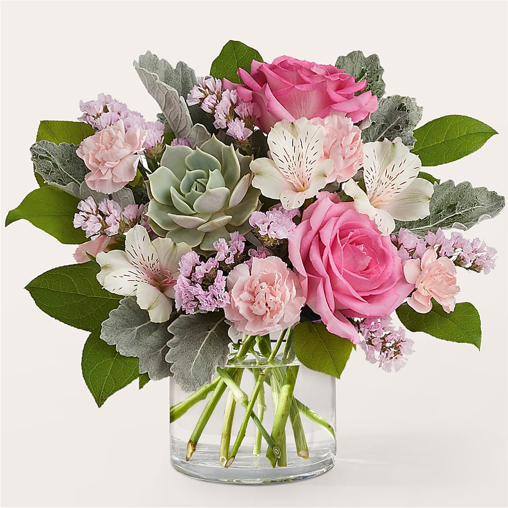 Dusty Rose Bouquet – Flowers By Willie, Marshall TX