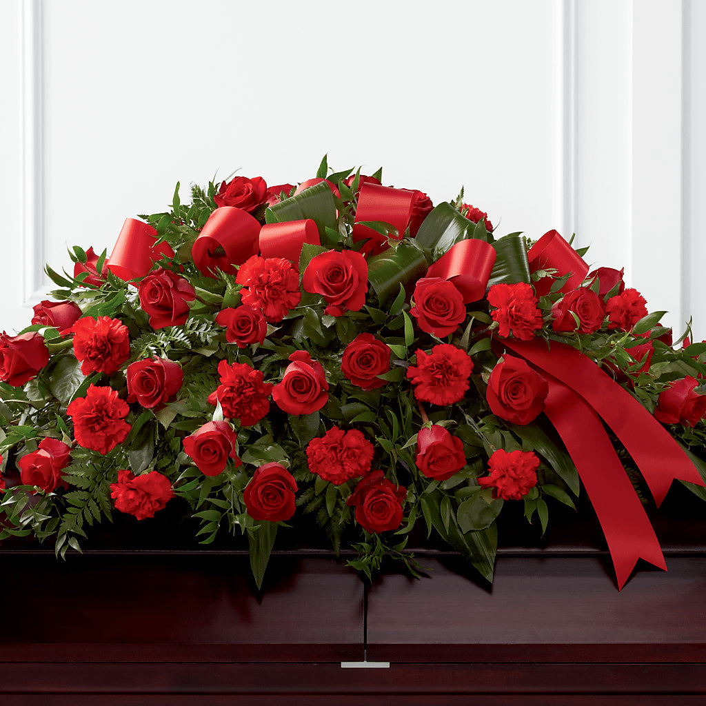 Tribute of Life Casket Spray – Flowers By Willie, Marshall TX