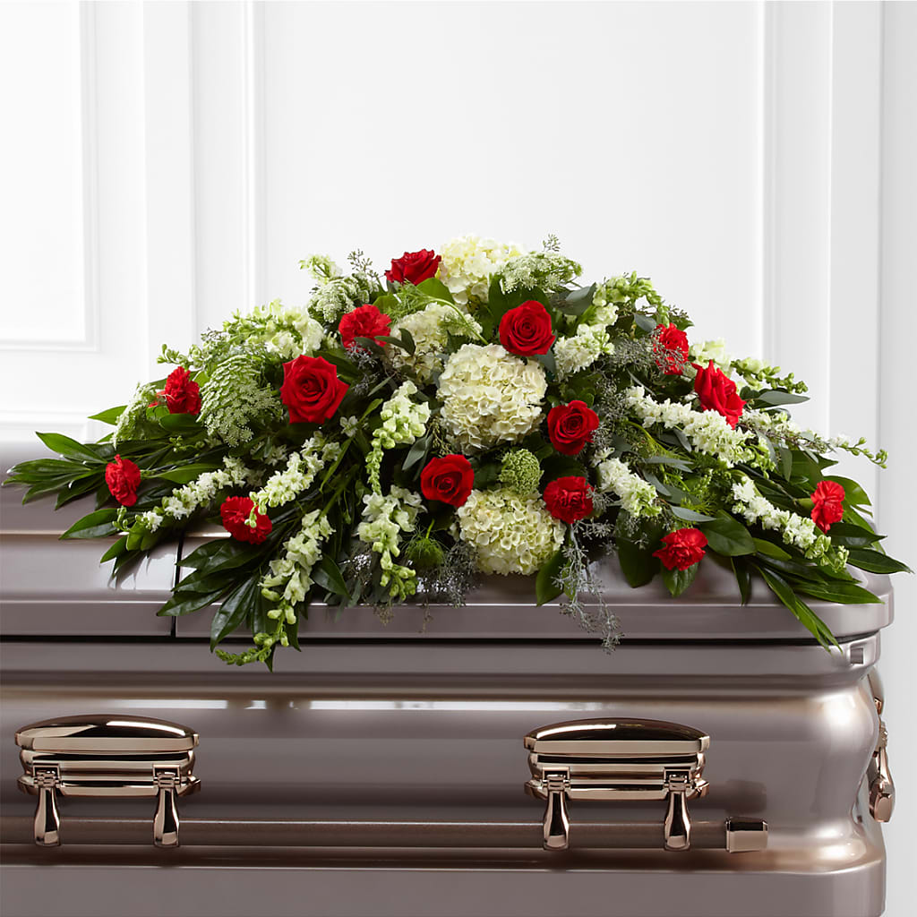 Sincerity Casket Spray – Flowers By Willie, Marshall TX