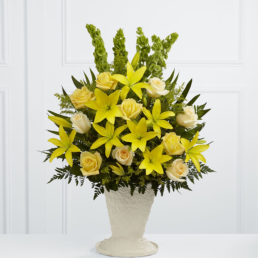 Golden Memories Arrangement – Flowers By Willie, Marshall TX