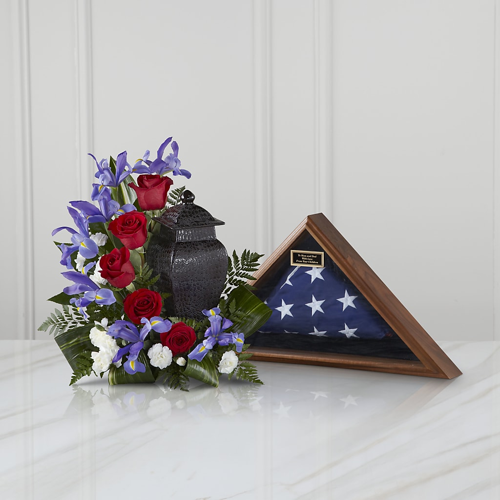 Patriotic Tribute Arrangement – Flowers By Willie, Marshall TX