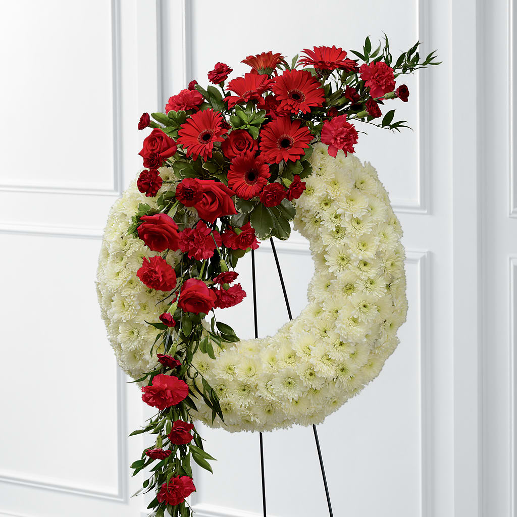 Graceful Tribute Wreath – Flowers By Willie, Marshall TX