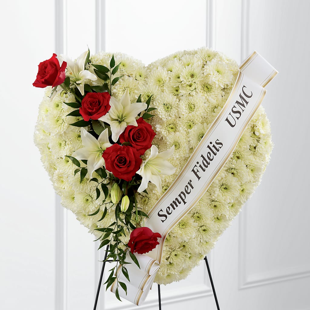 Heartfelt Hero Standing Heart – Flowers By Willie, Marshall TX
