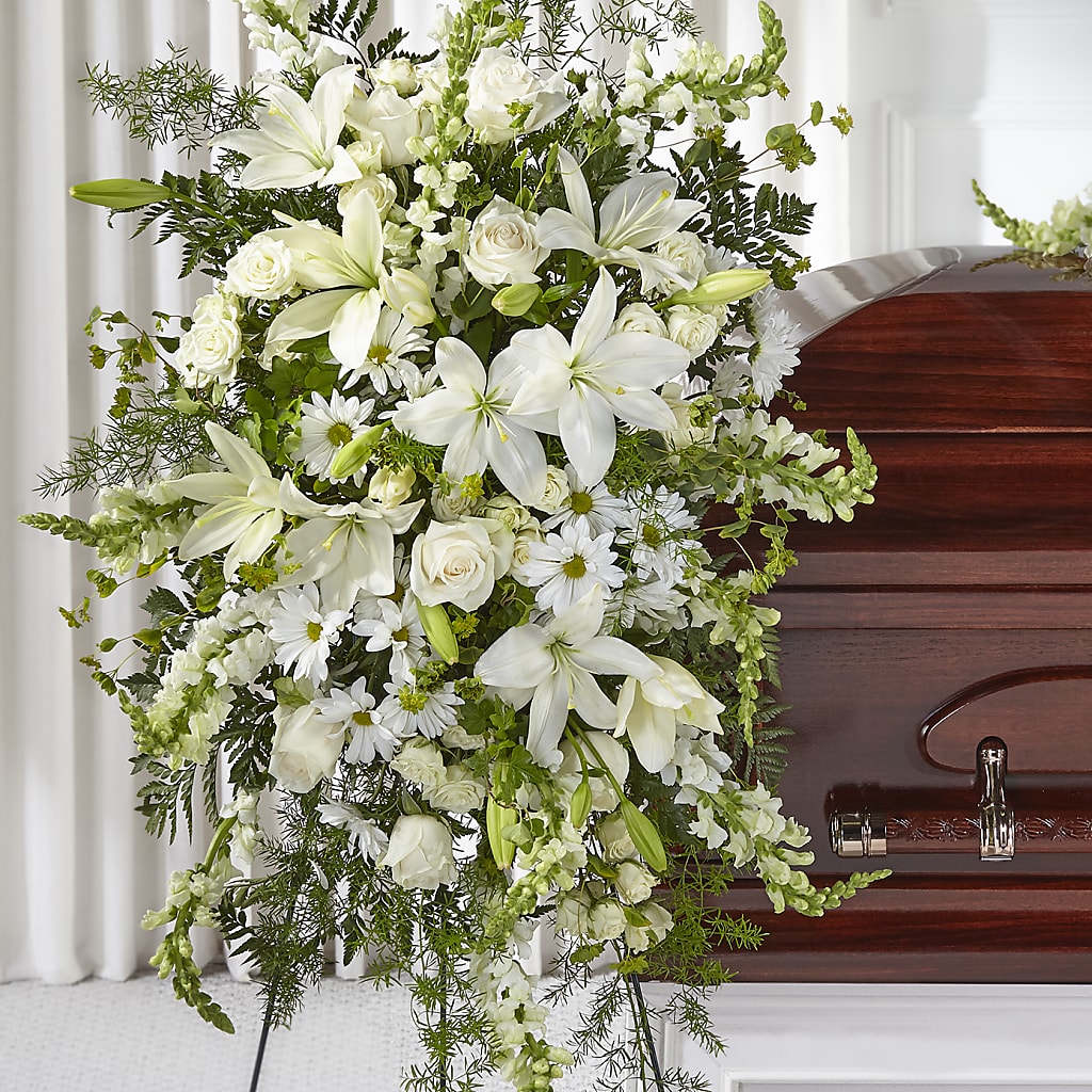Loving Thoughts Standing Spray – Flowers By Willie, Marshall TX