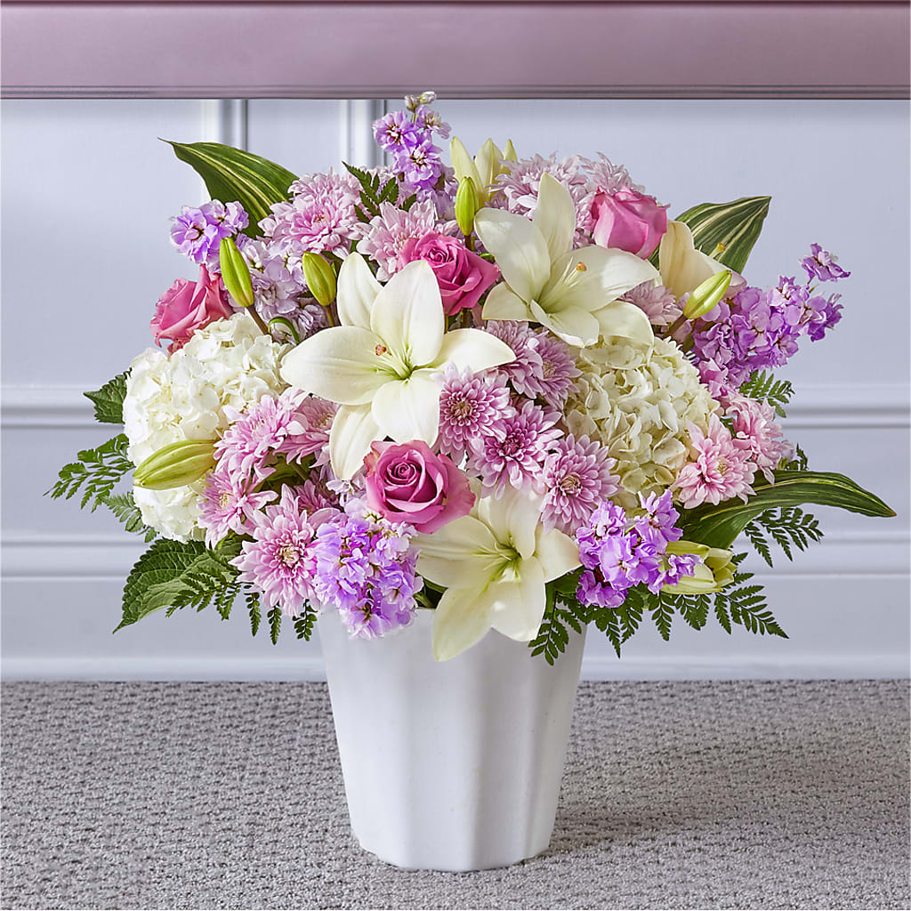 Heaven Sent Floor Basket – Flowers By Willie, Marshall TX