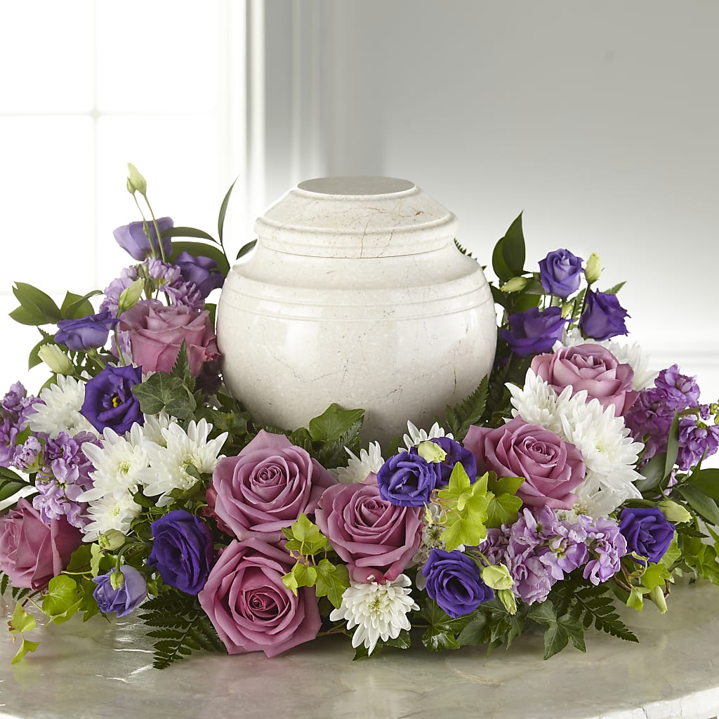 Blooming Sympathy Cremation Adornment – Flowers By Willie, Marshall TX