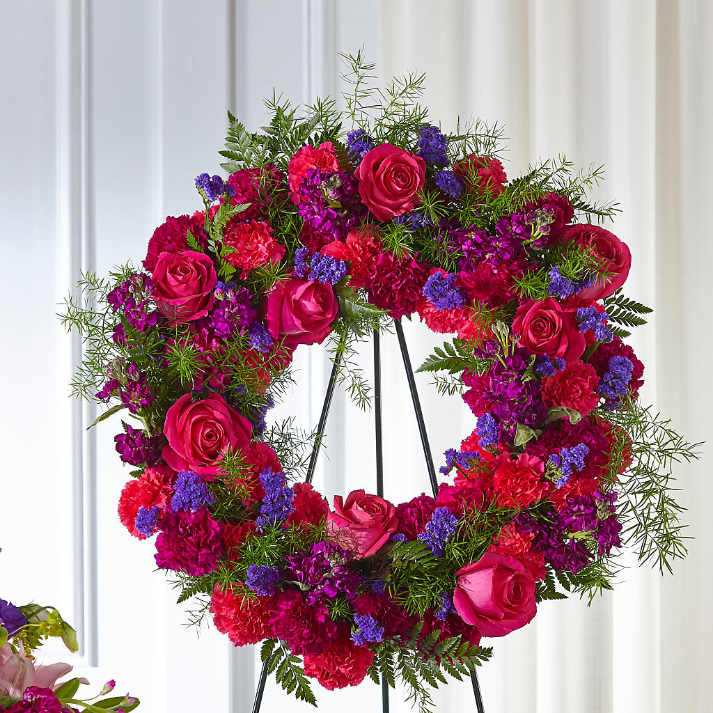 Calming Colors Wreath – Flowers By Willie, Marshall TX