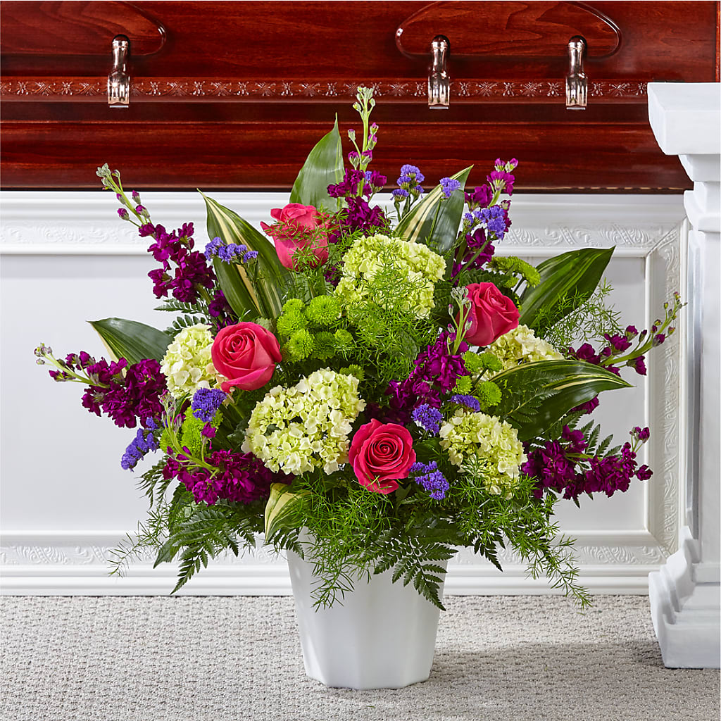 Beautiful Horizons Floor Basket – Flowers By Willie, Marshall TX