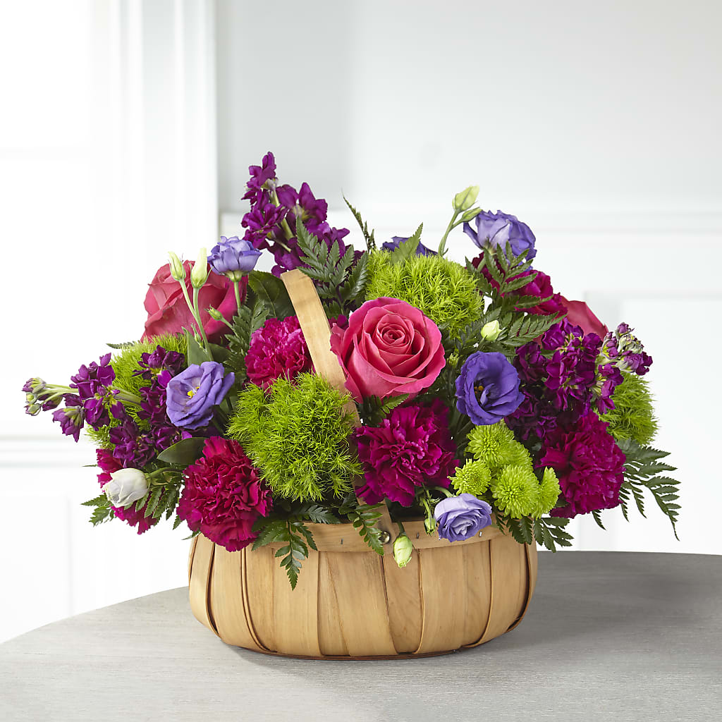 Serene Sanctuary Basket – Flowers By Willie, Marshall TX