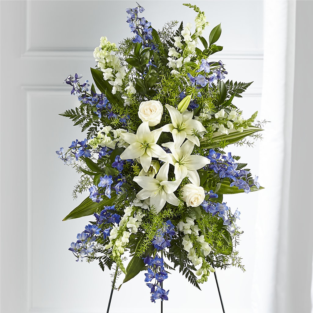 Faithful Friend Standing Spray – Flowers By Willie, Marshall TX