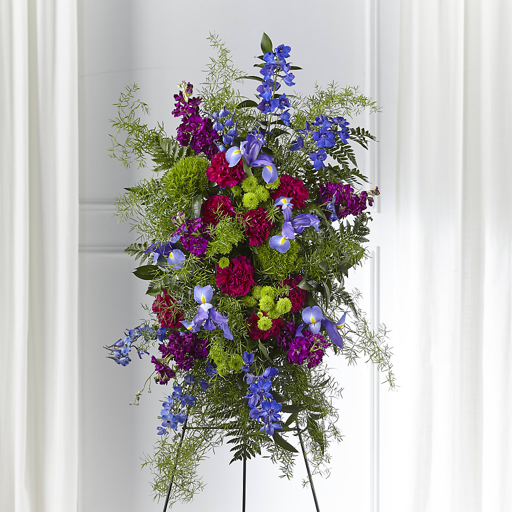Heavenly Skies Standing Spray – Flowers By Willie, Marshall TX