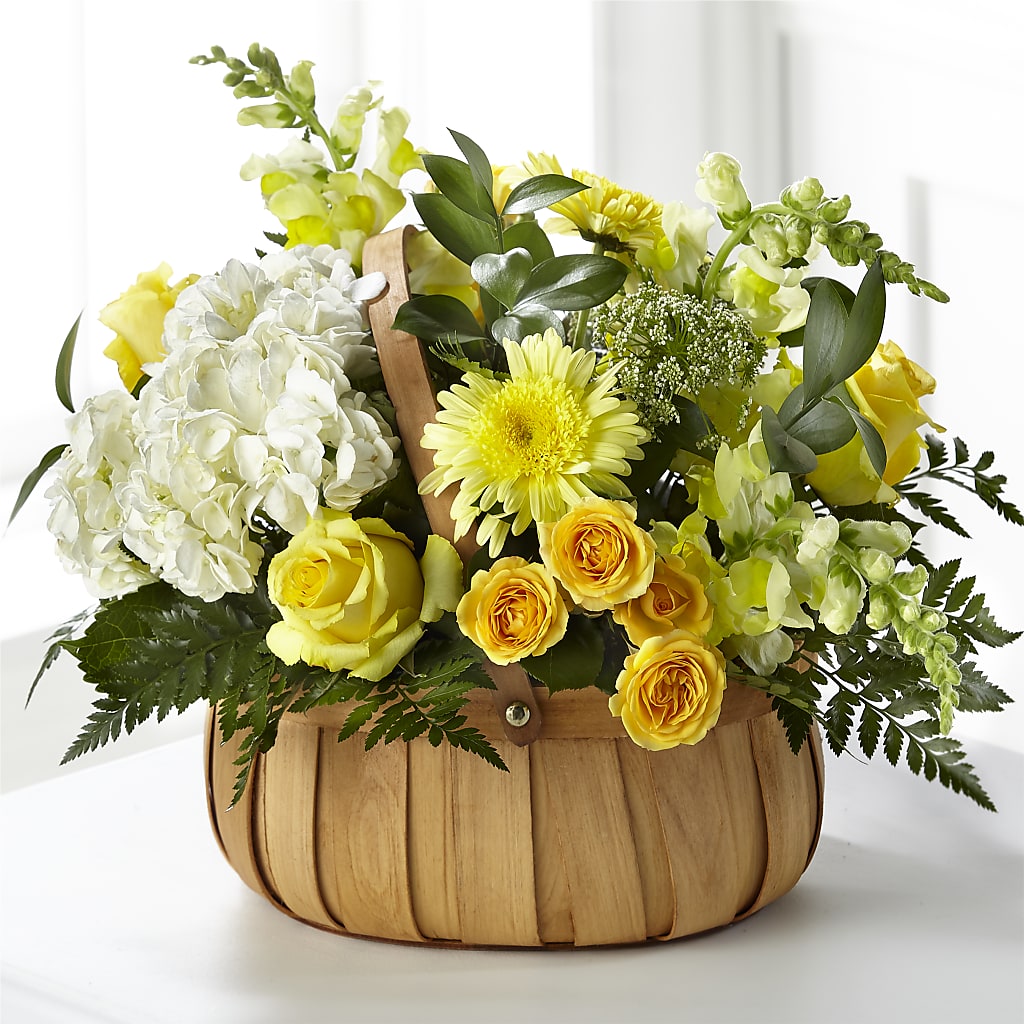 Rustic Remembrance Basket – Flowers By Willie, Marshall TX