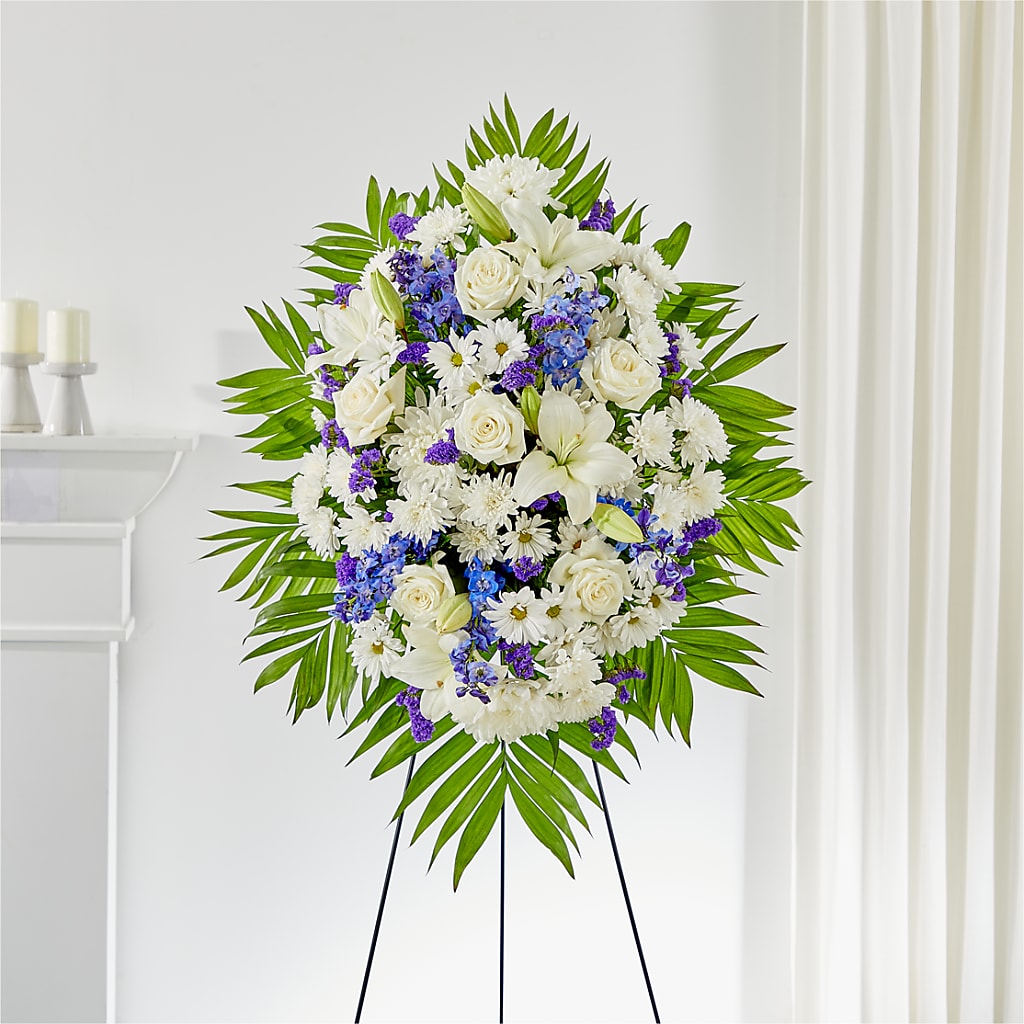 At Rest Standing Spray – Flowers By Willie, Marshall TX