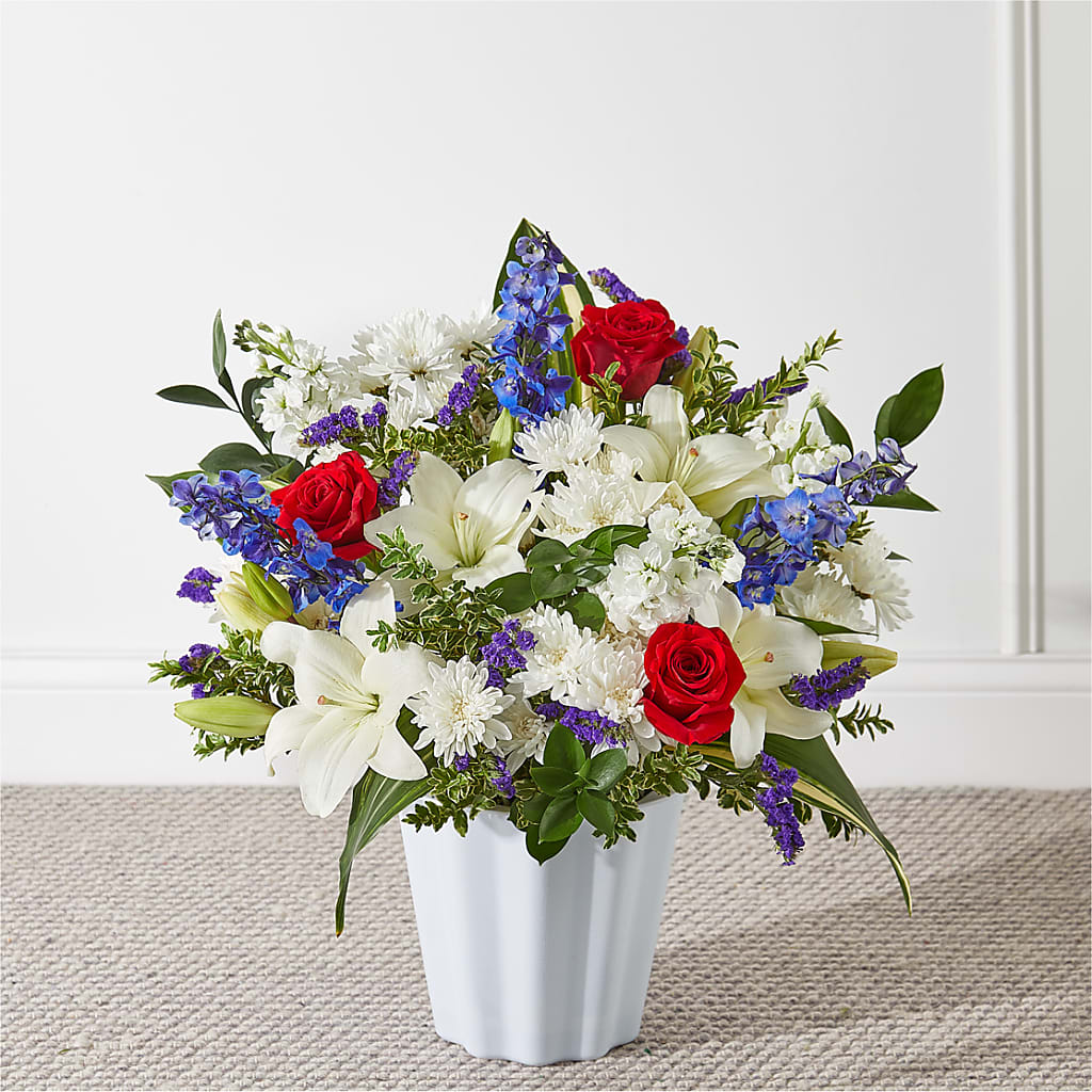 Consoled Floor Basket – Flowers By Willie, Marshall TX