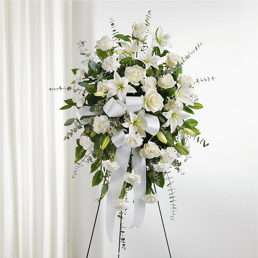 With Care Standing Spray – Flowers By Willie, Marshall TX
