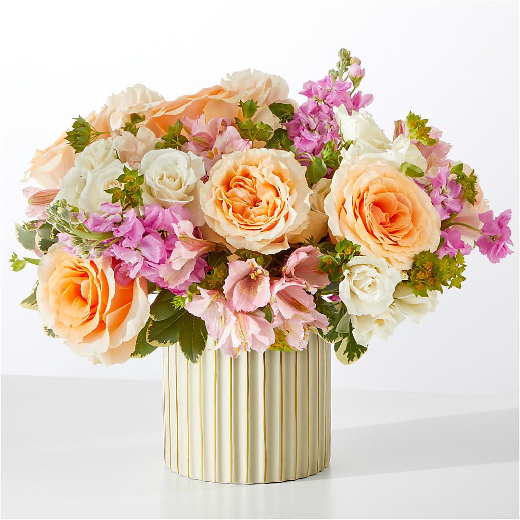 Paradise Bouquet with Ivory Vase – Flowers By Willie, Marshall TX
