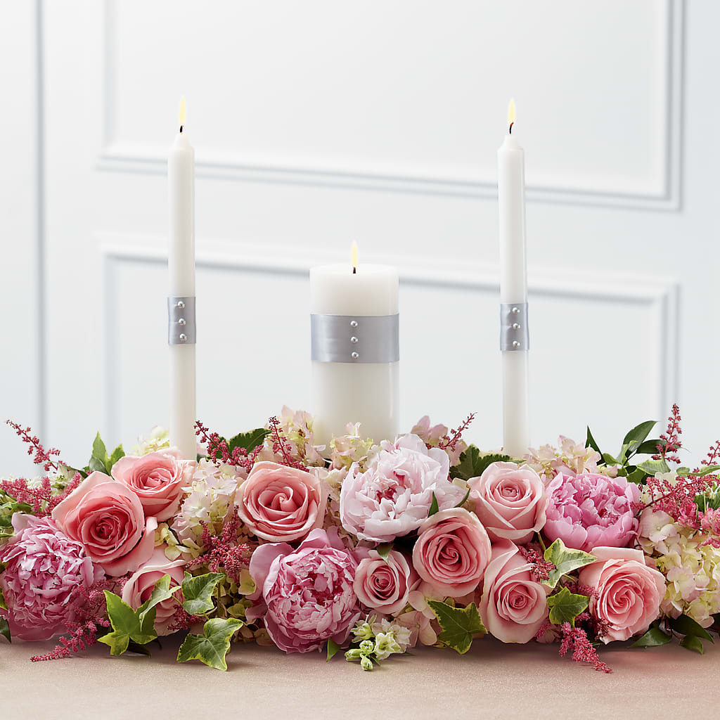 Worldwide Romance Unity Candle Arrangement – Flowers By Willie, Marshall TX