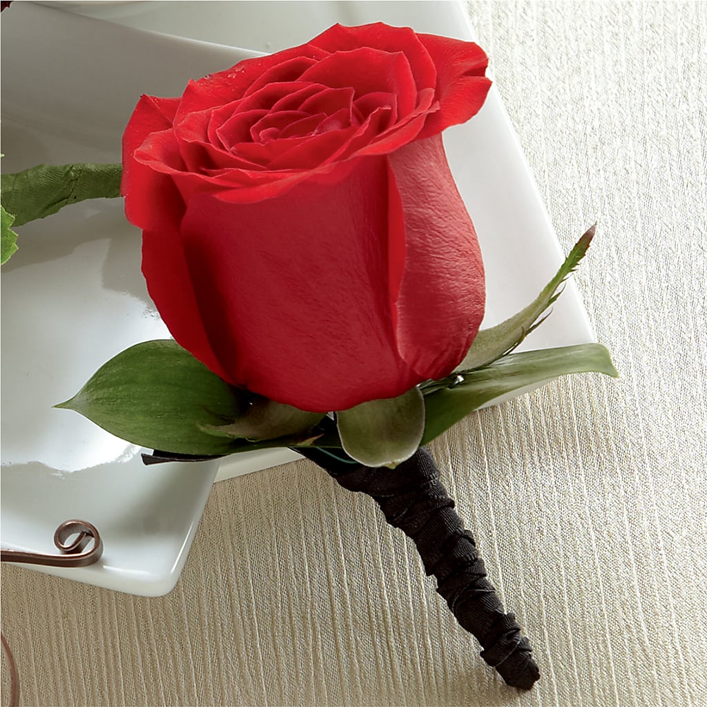 Red Rose Boutonniere – Flowers By Willie, Marshall TX