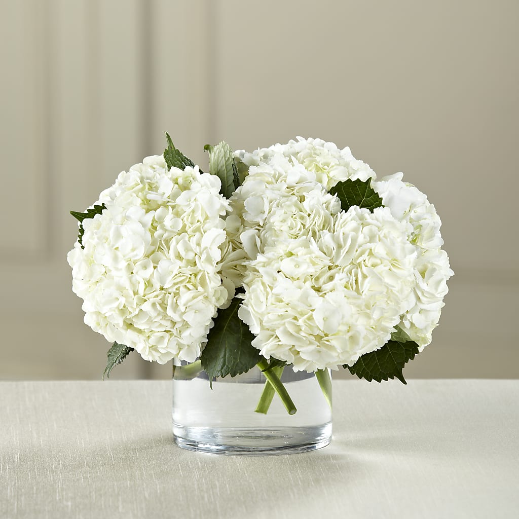 White Hydrangea Bouquet – Flowers By Willie, Marshall TX