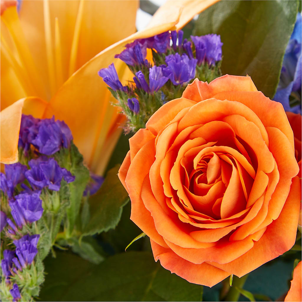 Radiant Citrus Box Bouquet –  Flowers By Willie, Marshall TX