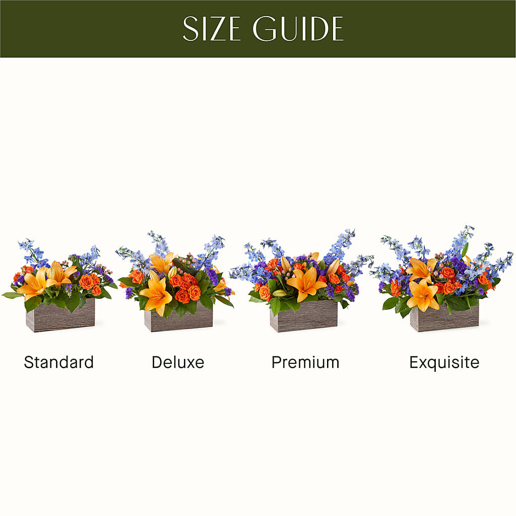 Radiant Citrus Box Bouquet –  Flowers By Willie, Marshall TX