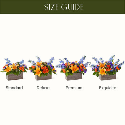 Radiant Citrus Box Bouquet –  Flowers By Willie, Marshall TX