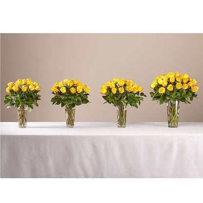 Long Stem Yellow Rose Bouquet –  Flowers By Willie, Marshall TX