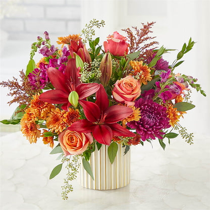 Burgundy Landscape Bouquet –  Flowers By Willie, Marshall TX