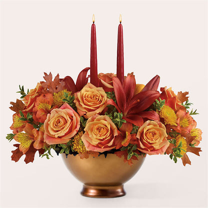 Harvest Table Centerpiece –  Flowers By Willie, Marshall TX