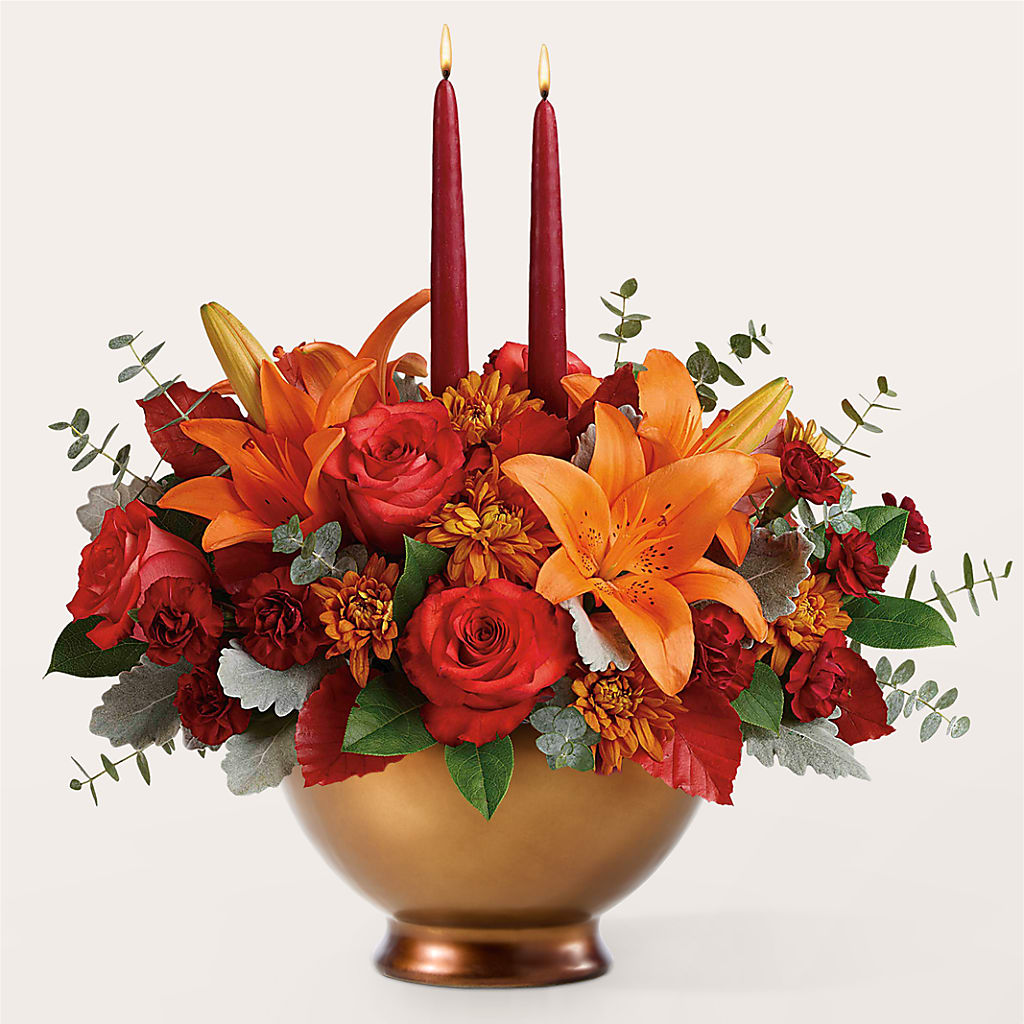 Fruits of Fall Centerpiece –  Flowers By Willie, Marshall TX