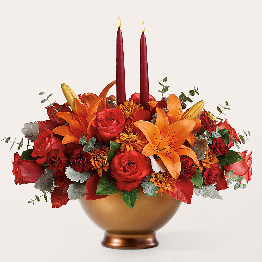 Fruits of Fall Centerpiece –  Flowers By Willie, Marshall TX