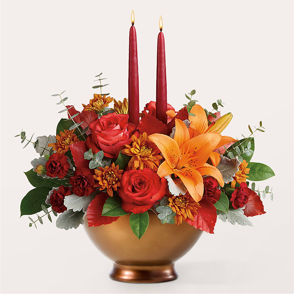 Fruits of Fall Centerpiece –  Flowers By Willie, Marshall TX