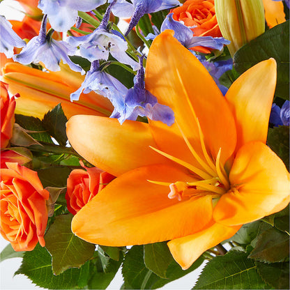 Radiant Citrus Bouquet –  Flowers By Willie, Marshall TX