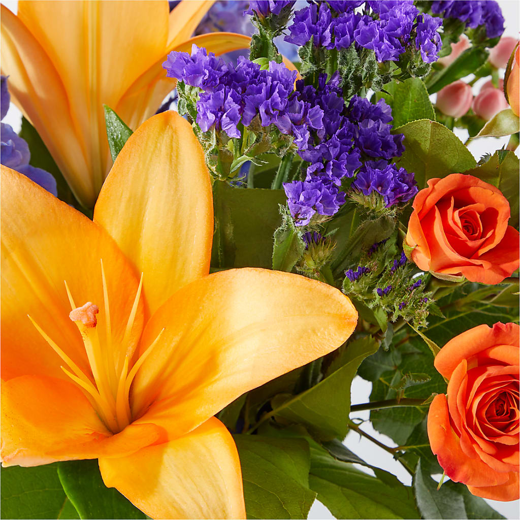 Radiant Citrus Bouquet –  Flowers By Willie, Marshall TX