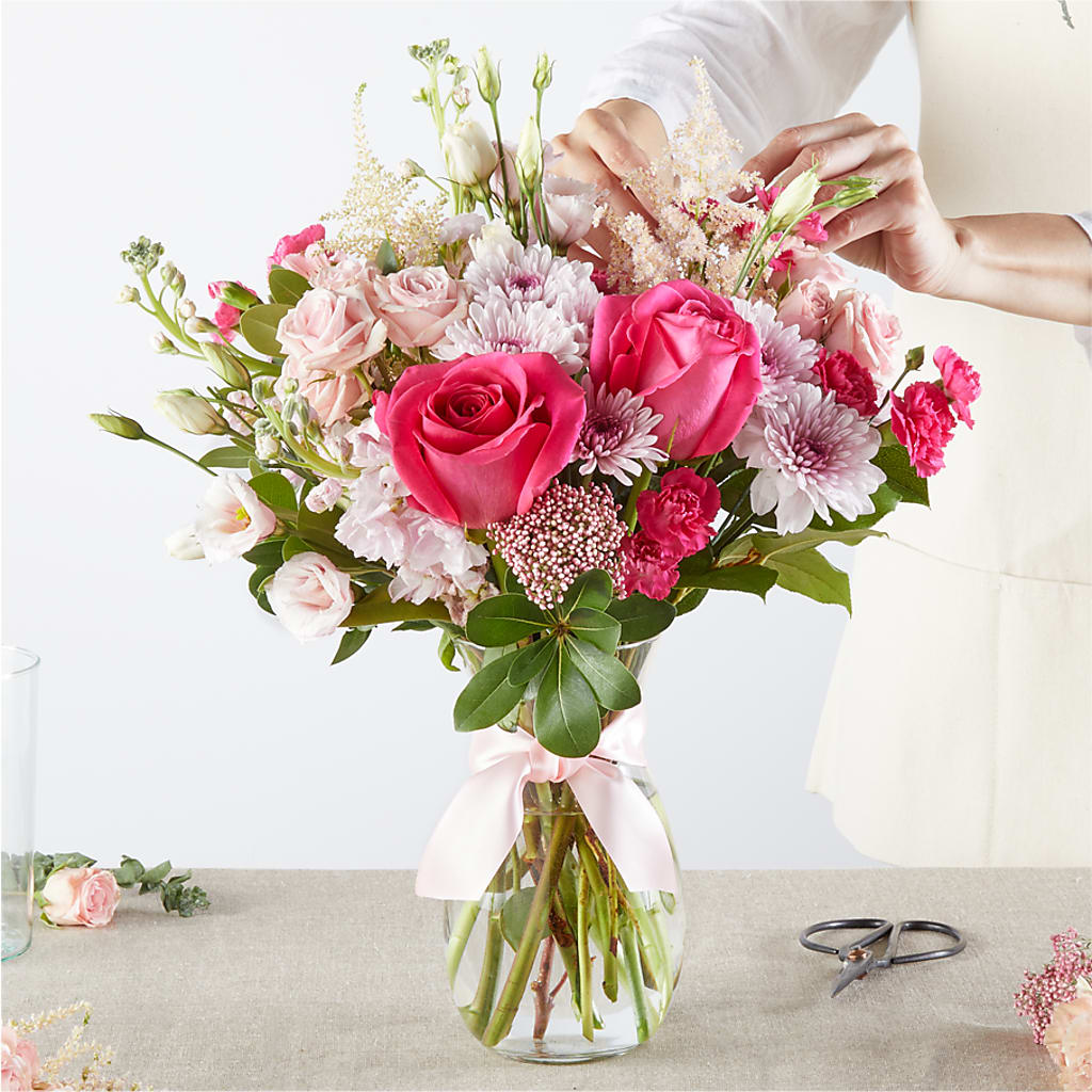 Pink Ribbon - A Florist Original –  Flowers By Willie, Marshall TX