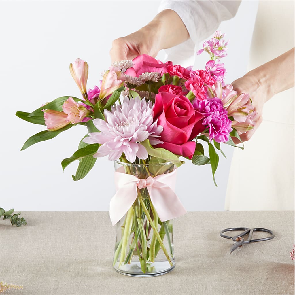 Pink Ribbon - A Florist Original –  Flowers By Willie, Marshall TX