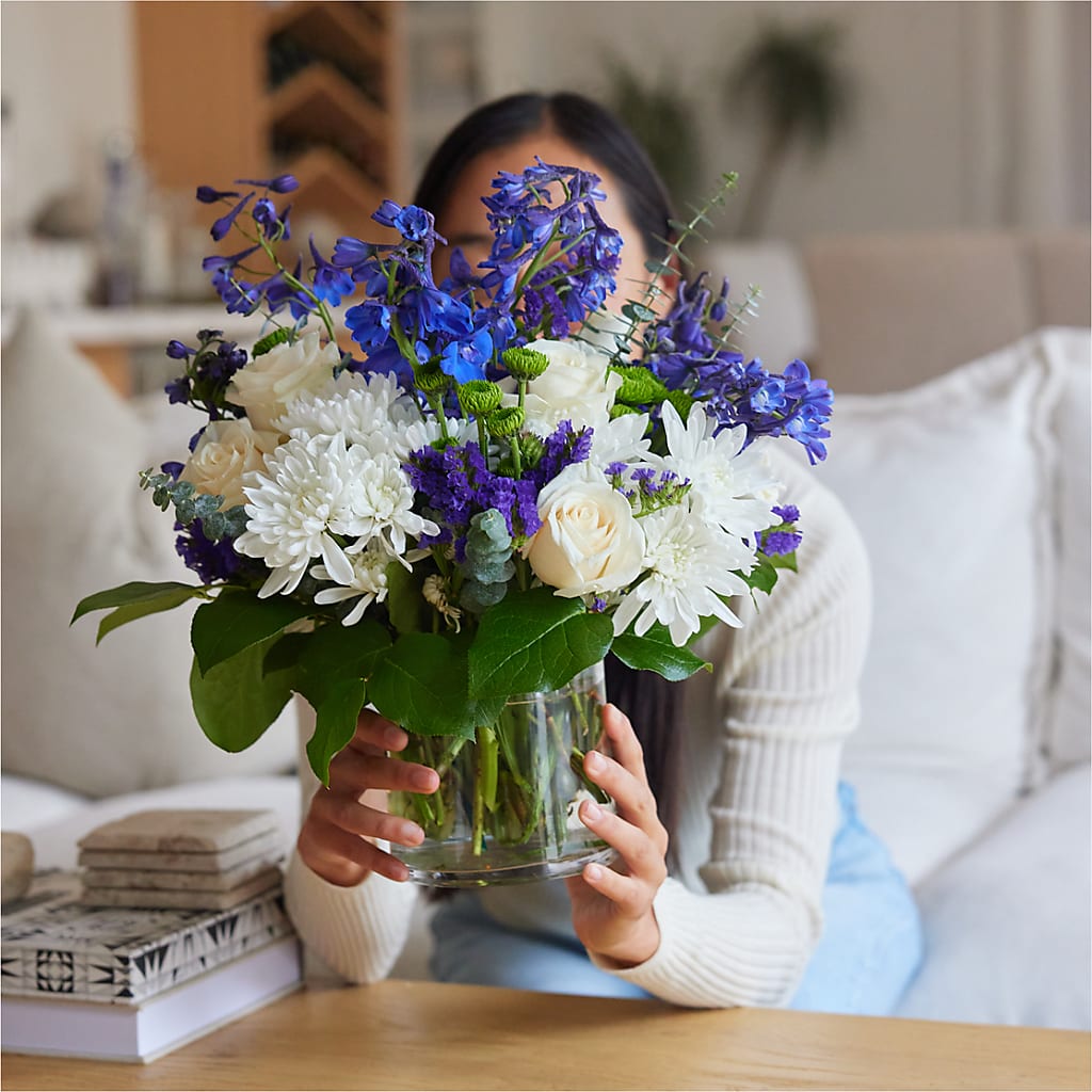 Cerulean Waves Bouquet –  Flowers By Willie, Marshall TX