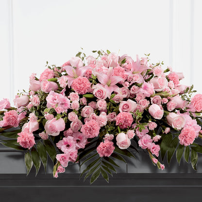 Garden of Comfort Casket Spray (Standard) –  Flowers By Willie, Marshall TX