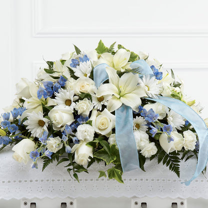 Tender Treasure Casket Spray –  Flowers By Willie, Marshall TX