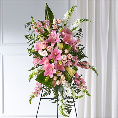 Elegant Embrace Standing Spray –  Flowers By Willie, Marshall TX