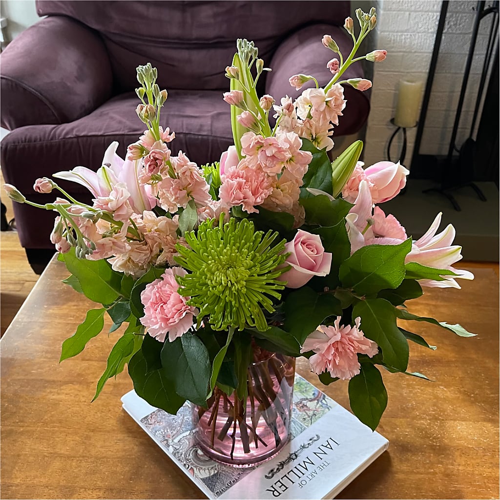 Pretty in Pink Bouquet –  Flowers By Willie, Marshall TX