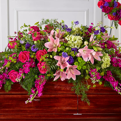 Radiant Tribute Casket Spray –  Flowers By Willie, Marshall TX