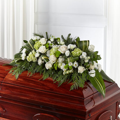 Hopeful Gesture Casket Spray –  Flowers By Willie, Marshall TX
