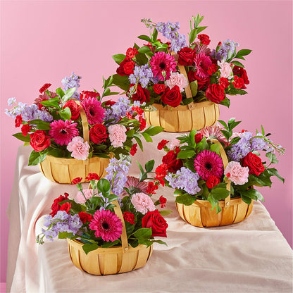 Pink Picnic Basket –  Flowers By Willie, Marshall TX