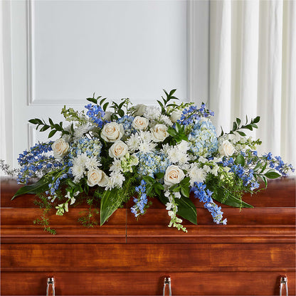 Timeless Essence Casket Spray –  Flowers By Willie, Marshall TX