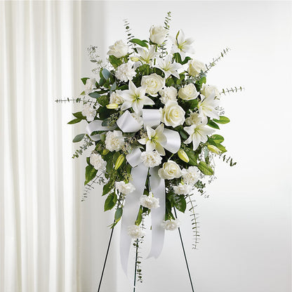 With Care Standing Spray –  Flowers By Willie, Marshall TX